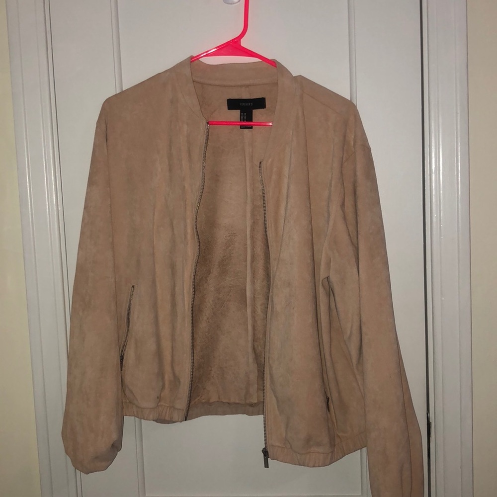 Adorable baby pink velvet jacket!